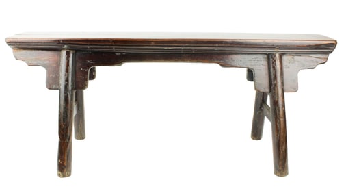 Antique Hand Carved Chinese Bench