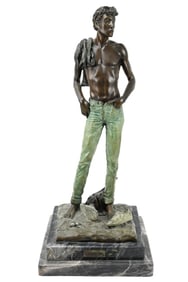 Richard Shiloh Signed Bronze Sculpture David 90