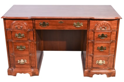 Vintage Lacroix's Furniture  Double Pedestal Desk