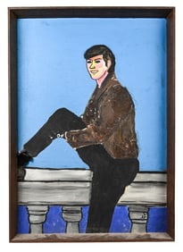 Jan Yager Signed Oil Painting Portrait Young Man