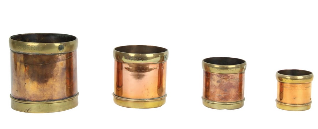 Oriental Metal Pressing Works Copper Seer Measures (1 of 8)