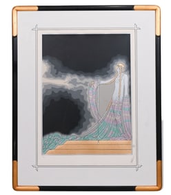 Erte Signed Numbered Original Serigraph Melisande