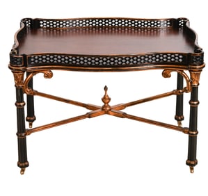 Maitland Smith Chinese Chippendale Style Table
