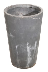 Composite Barrel Form Outdoor Planter