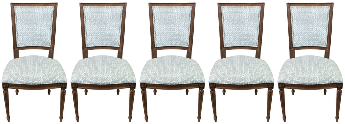 Ethan Allen Louis XVI Style Carved Dining Chairs (1 of 15)