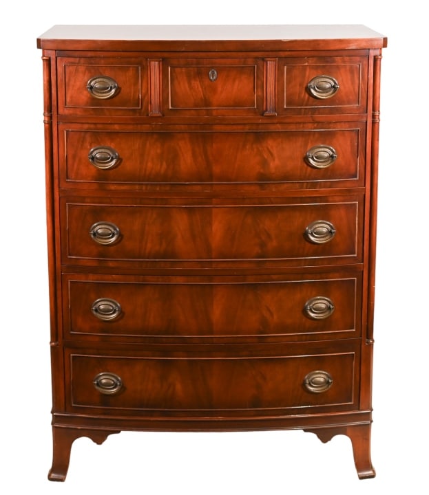 Berkey & Gay George III Style Mahogany Chest (1 of 16)