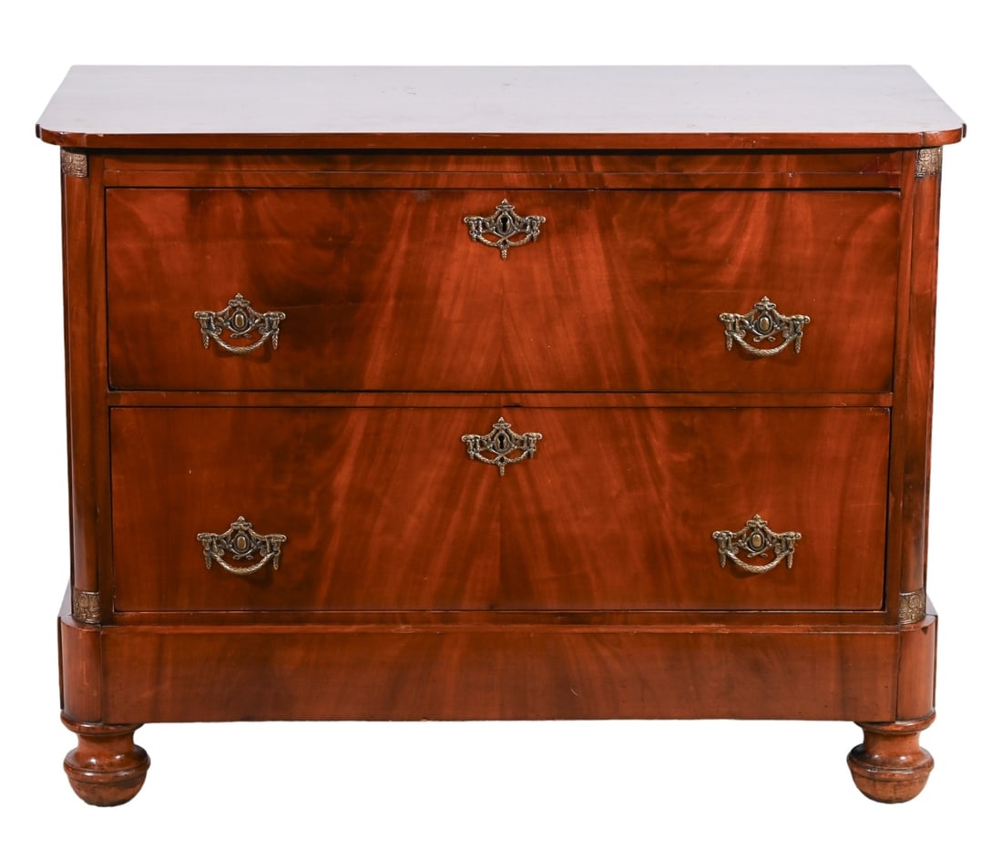 Antique George I Style Burl Wood Chest (1 of 16)