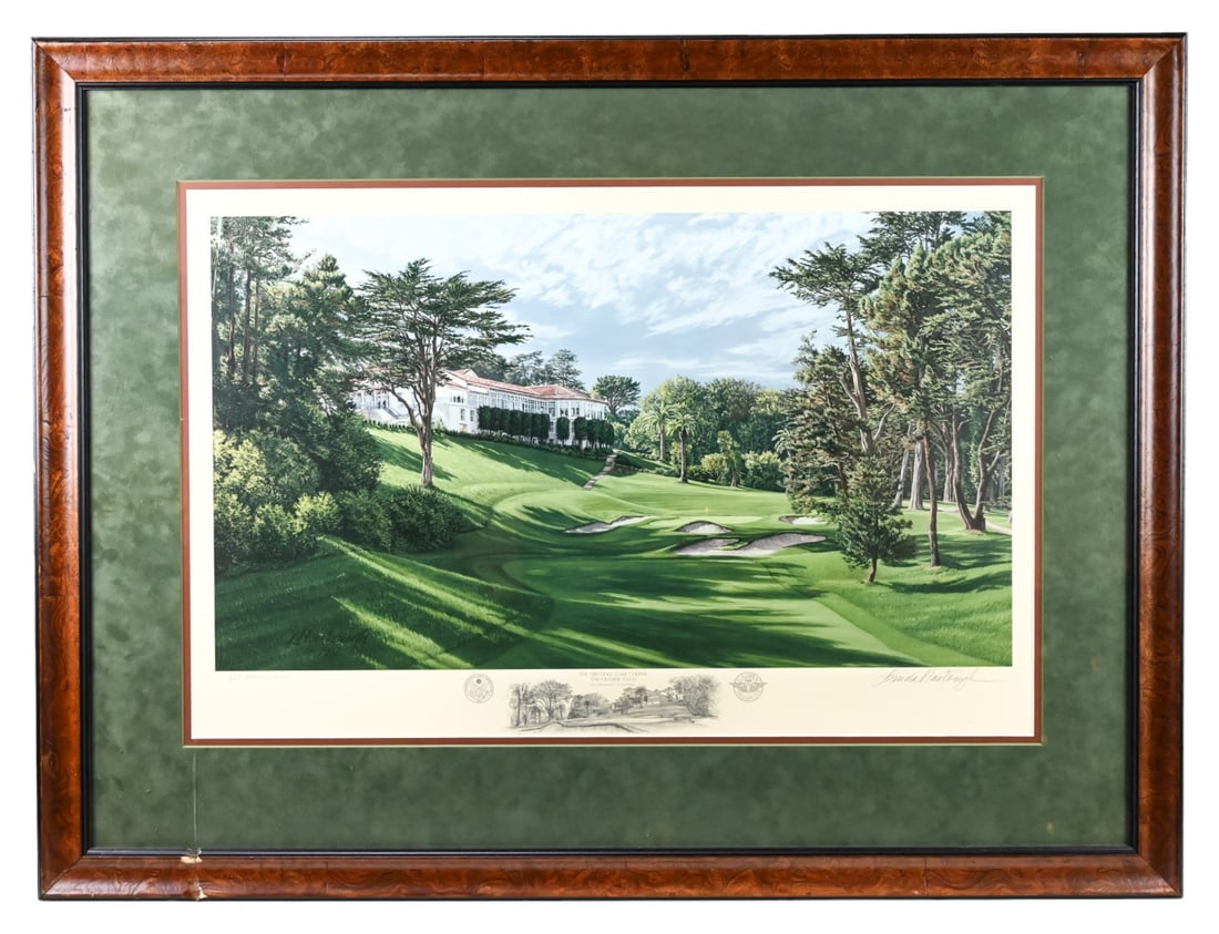 Linda Hartough Signed Lithograph The Olympic Club (1 of 10)