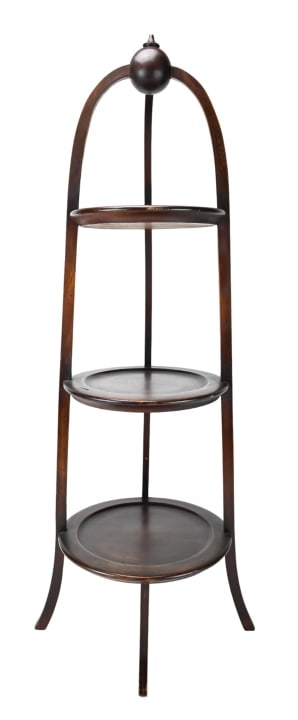 Antique Carved 3 Tier Dumb Waiter Etagere (1 of 8)