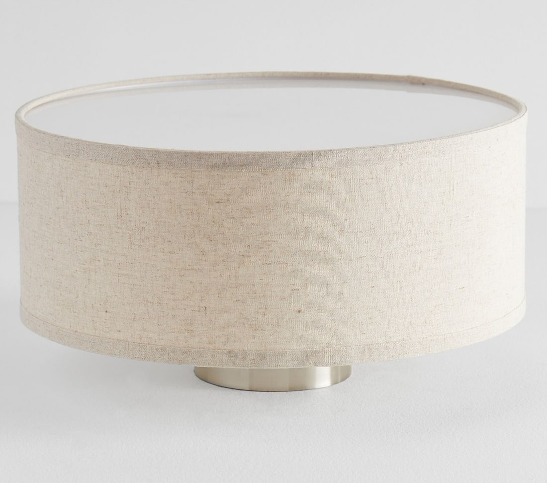 William-Sonoma Short Drum Pendant Shade: William-Sonoma Short Drum Pendant Shade, Brand New. Measures 11 inches x 26 inches x 26 inches