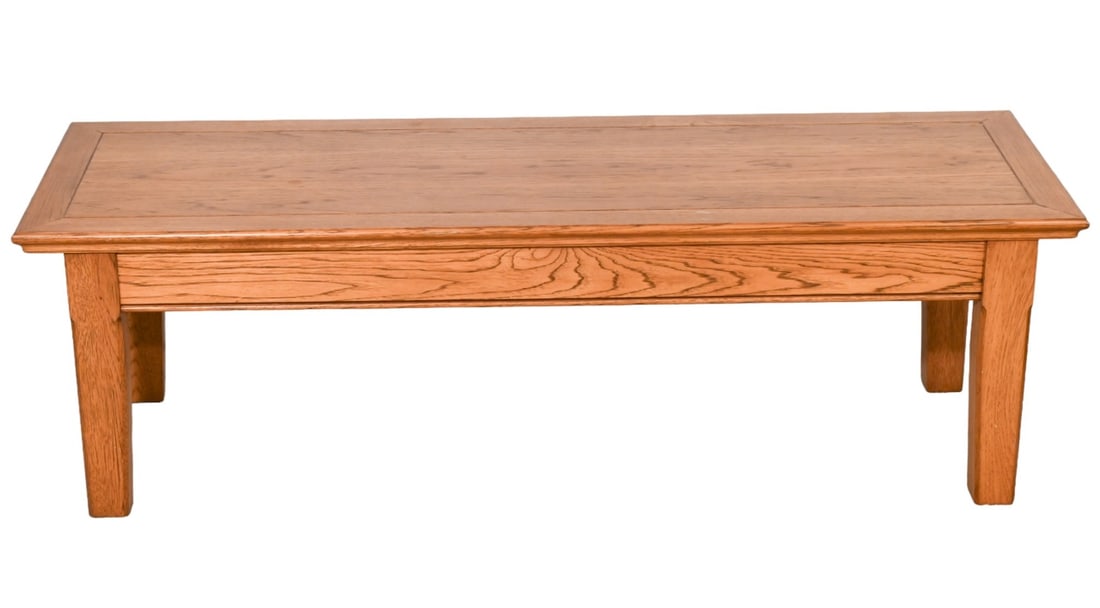 Custom Made Solid Wood Bench (1 of 11)