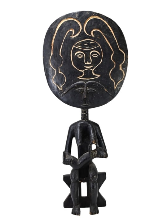Vintage Carved Ashanti Akuaba Fertility Statue (1 of 11)