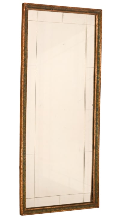 Large Hand Carved Hand Painted Mirror (1 of 12)