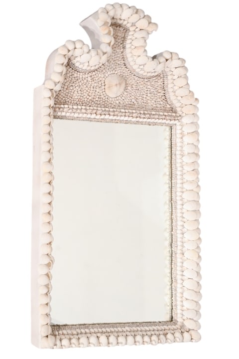 Vintage Sea Shell and Coral Encrusted Wall Mirror (1 of 11)
