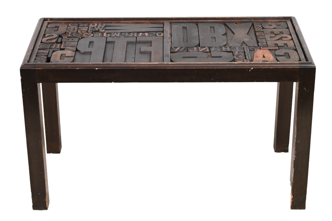 Arts & Craft Relief Top of Printing Blocks Table (1 of 12)