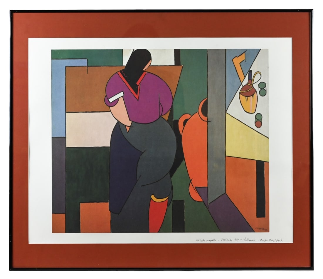 Alberto Magnelli Signed Lithograph Dated 1914 (1 of 8)