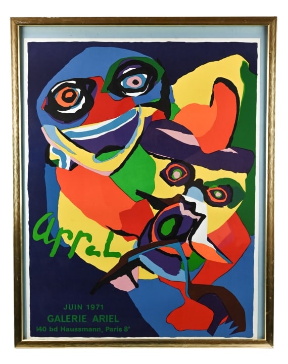 Karel Appel 1971 Galerie Ariel Gallery Poster (1 of 8)