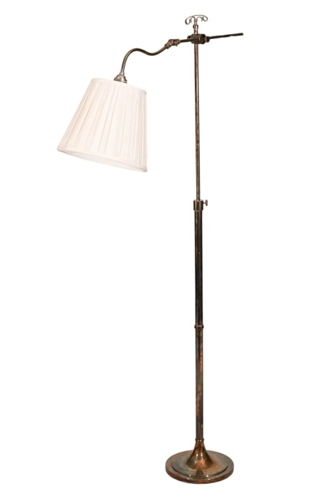 Brass Adjustable Standing Floor Lamp (1 of 9)
