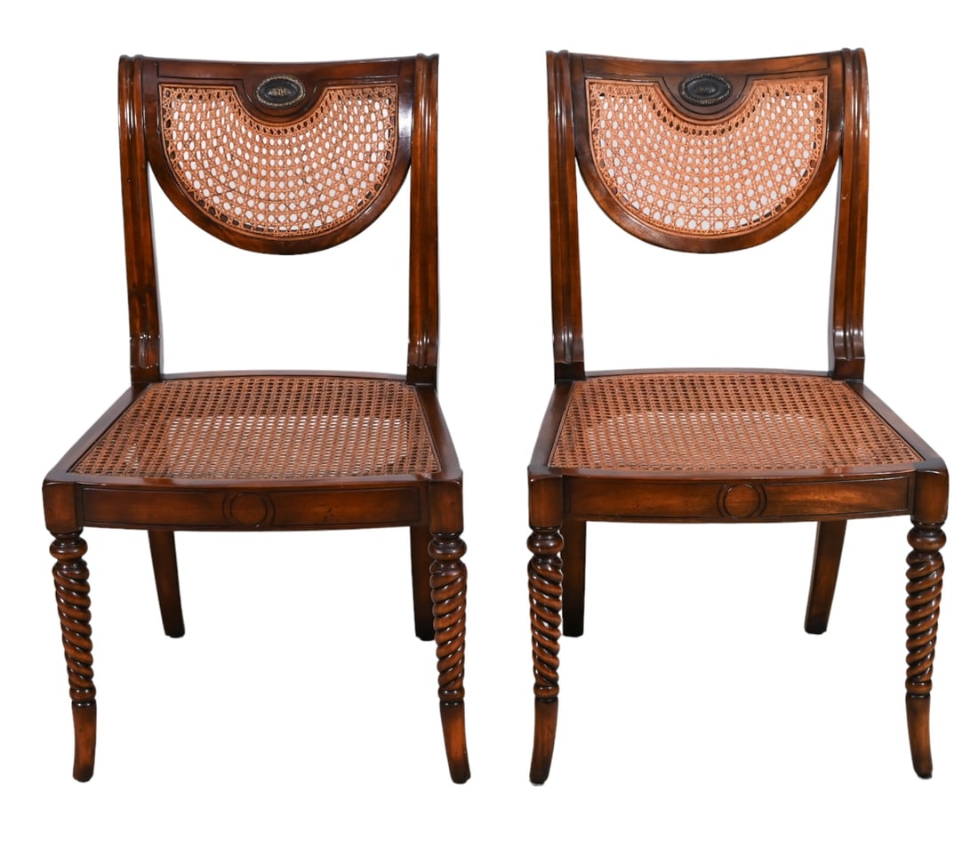 Theodore Alexander Regency Style Cane Side Chairs (1 of 16)