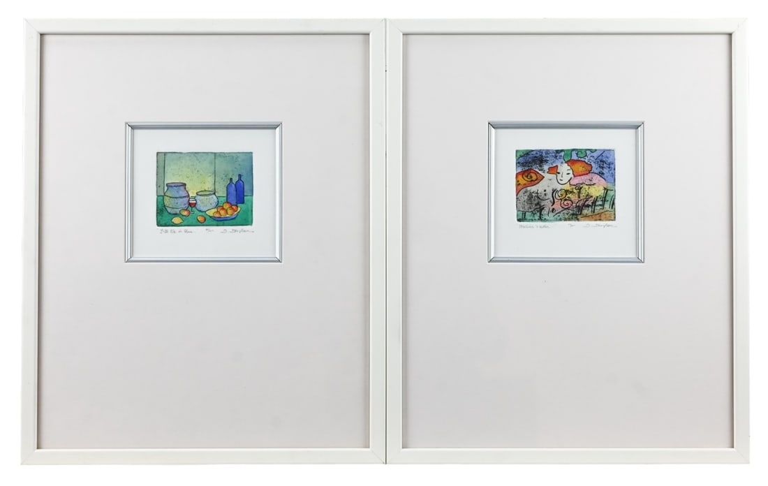2 Danielle Desplan Signed Engravings Framed (1 of 8)