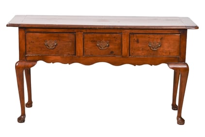 Georgian Provincial Style Carved Pine Sideboard