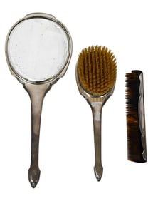 Antique Sterling Silver Vanity Set