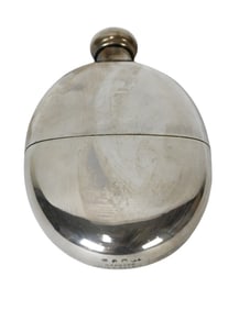 Antique Sterling Silver Flask