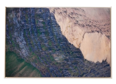 Mural Size Framed Color Photograph Rock Formation