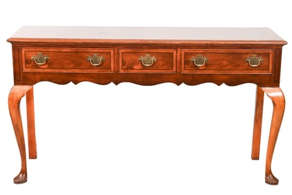 George III Style Carved Oak Dresser / Sideboard