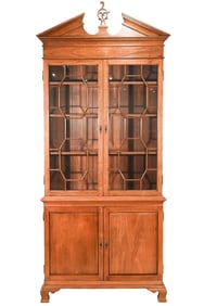 Mid 19th  Alexander Marsh Serpentine  Bookcase