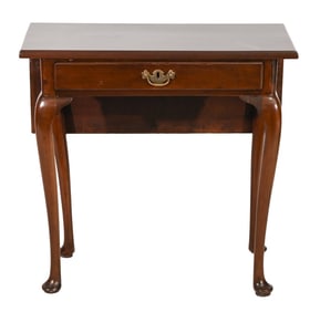 Georgian II Hand Carved Mahogany Drop Leaf Table