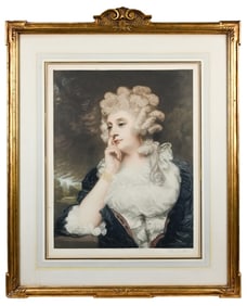 Ellen Jowett Signed Lithograph Young Woman