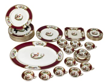 Antique Staffordshire Myott Porcelain Service