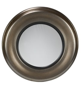 Contemporary Round Metal Frame Wall Mirror