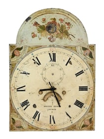 Antique William Meaker Grandfather Clock Face