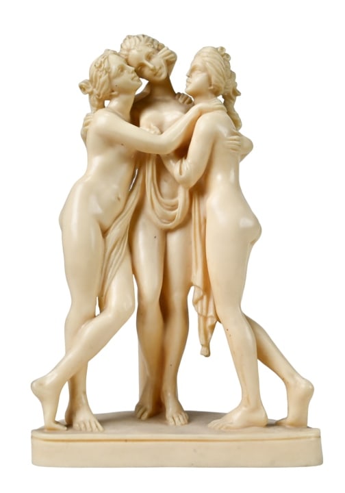 Santini Italy Resin Reproduction Statue 3 Graces (1 of 8)