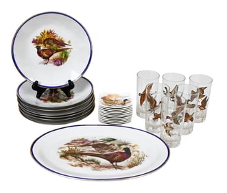 Collection German & English Hunting Themed Dishes