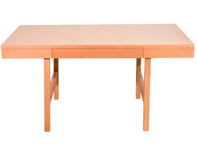 Modern Natural Wood Writing Desk