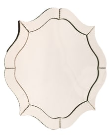 Currey & Co. Venetian Glass Carved Wall Mirror