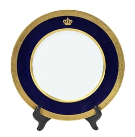 Hutschenreuther Hohenberg Plate King Yugoslavia