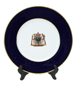 Hutschenreuther Hohenberg Plate Minister Prussia