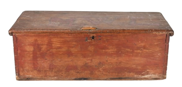 Antique Hand Made Tool Box Tongue & Groove