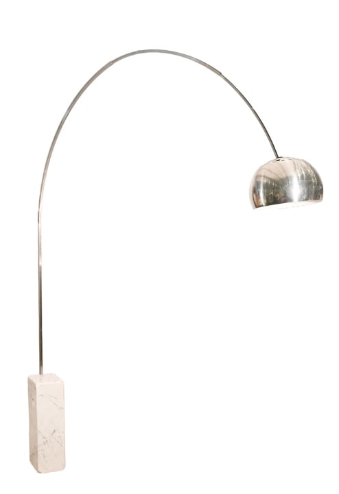 Mid Century Standing Lamp with Marble Base (1 of 10)