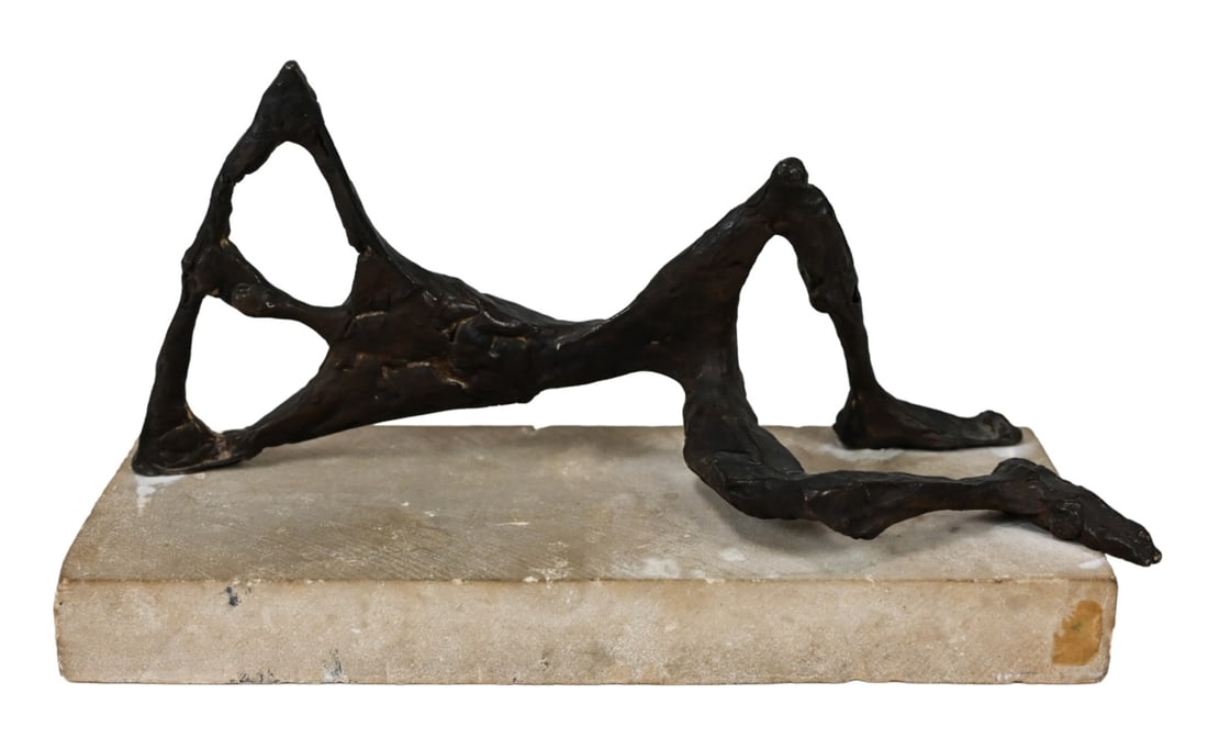 Abstract Expressionist Bronze Sculpture of Man (1 of 6)