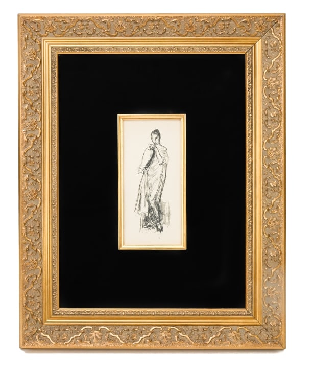 James Abbott McNeill Whistler Lithograph Framed (1 of 9)