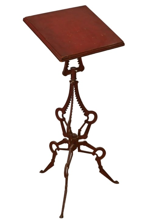 Vintage Wrought Iron Music Book Stand (1 of 8)