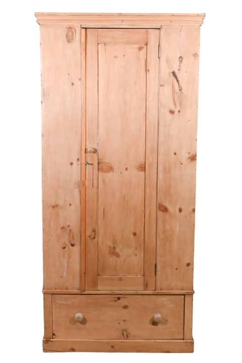 Country Pine Wardrobe Cabinet (1 of 11)