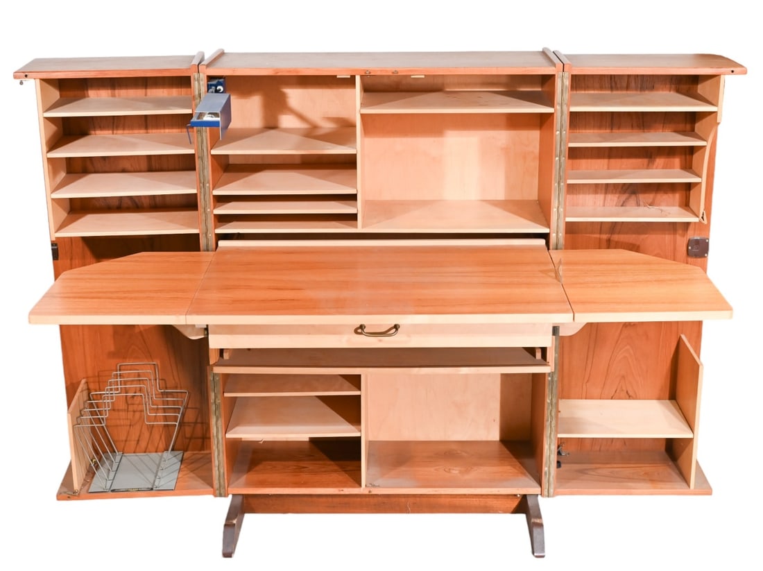 Mid C. Custom Made Collapsible Desk Cabinet (1 of 12)