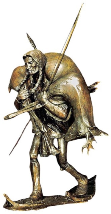 Jud Hartmann Signed Bronze #4 Deer Slayer 1984 (1 of 2)