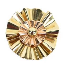 Trabert Hoeffer Mauboussin Reflections 14K Brooch